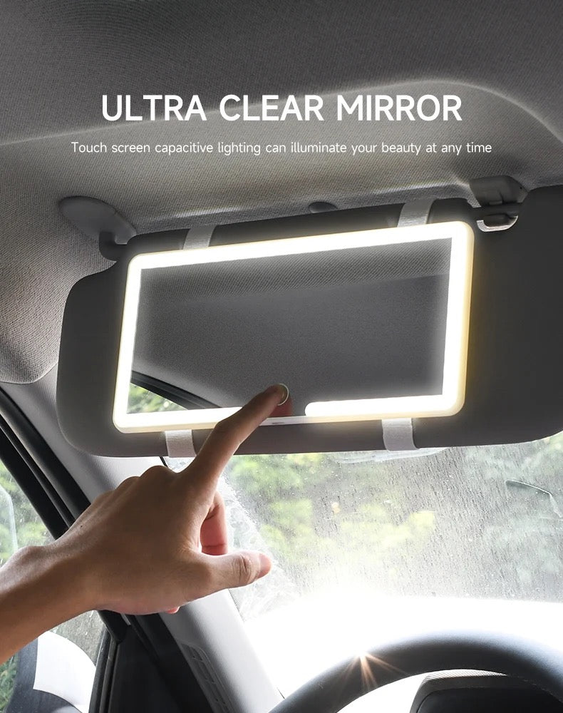 HD Car Led Beauty Make Up Mirror